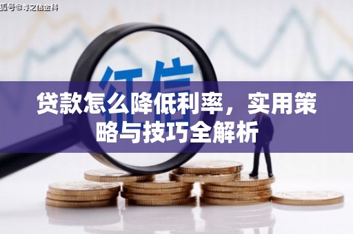 戚墅堰贷款怎么降低利率，实用策略与技巧全解析