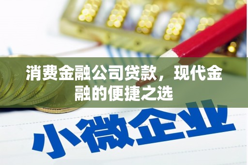 戚墅堰消费金融公司贷款，现代金融的便捷之选