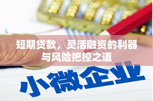 戚墅堰短期贷款，灵活融资的利器与风险把控之道