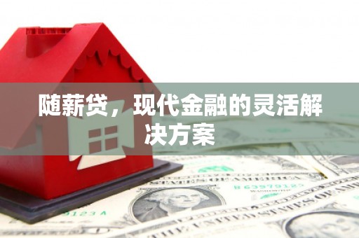 戚墅堰随薪贷，现代金融的灵活解决方案
