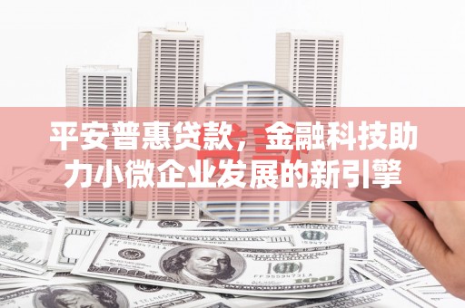 戚墅堰平安普惠贷款，金融科技助力小微企业发展的新引擎