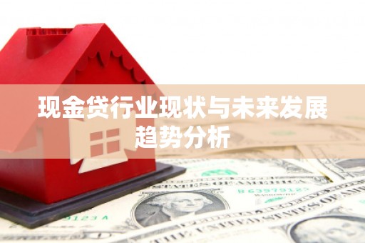 戚墅堰现金贷行业现状与未来发展趋势分析