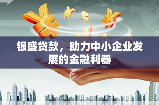 戚墅堰银盛贷款，助力中小企业发展的金融利器