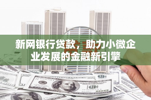戚墅堰新网银行贷款，助力小微企业发展的金融新引擎