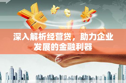 戚墅堰深入解析经营贷，助力企业发展的金融利器