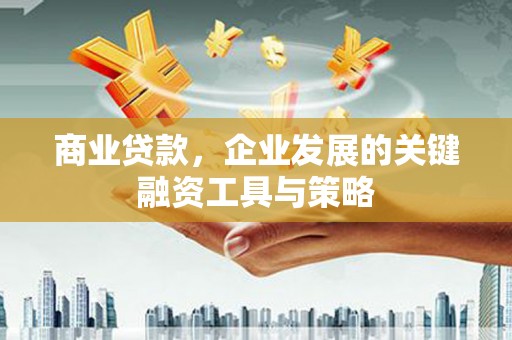 戚墅堰商业贷款，企业发展的关键融资工具与策略