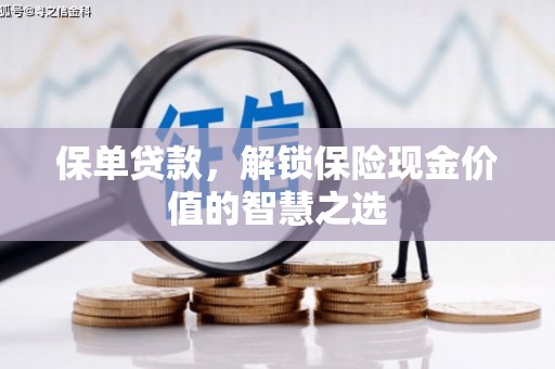 戚墅堰保单贷款，解锁保险现金价值的智慧之选