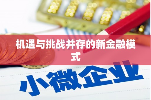 戚墅堰机遇与挑战并存的新金融模式