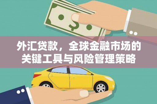 戚墅堰外汇贷款，全球金融市场的关键工具与风险管理策略