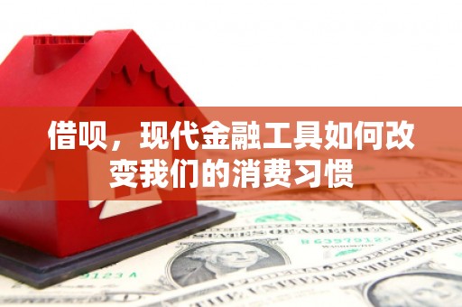 戚墅堰借呗，现代金融工具如何改变我们的消费习惯