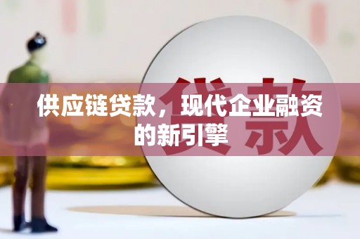 戚墅堰供应链贷款，现代企业融资的新引擎