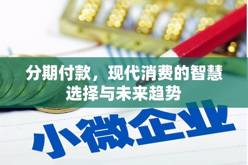 戚墅堰分期付款，现代消费的智慧选择与未来趋势