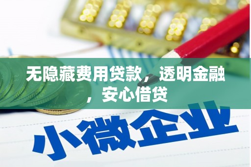 戚墅堰无隐藏费用贷款，透明金融，安心借贷