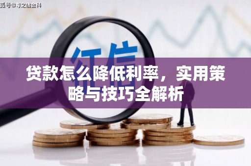 戚墅堰贷款怎么降低利率，实用策略与技巧全解析