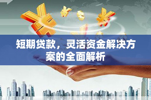 戚墅堰短期贷款，灵活资金解决方案的全面解析