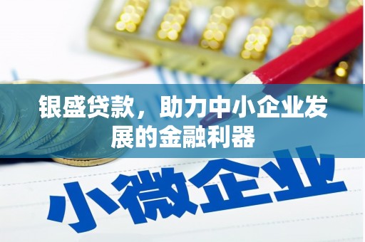 戚墅堰银盛贷款，助力中小企业发展的金融利器